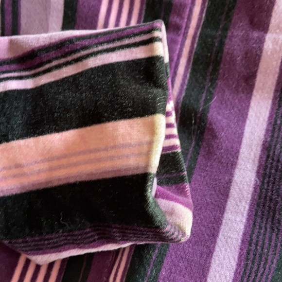 VINTAGE A.B.S Allen Schwartz Striped Velvet Blazer - Size XS - Picture 7 of 8